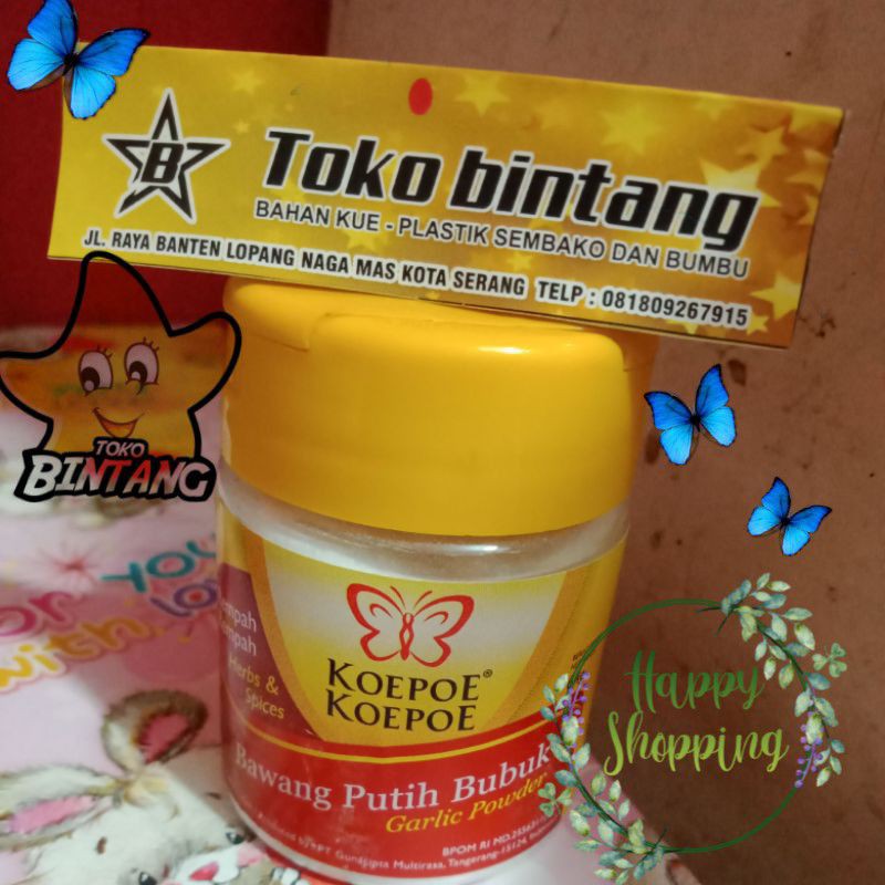 

BAWANG PUTIH BUBUK 64g KOEPOE KOEPOE