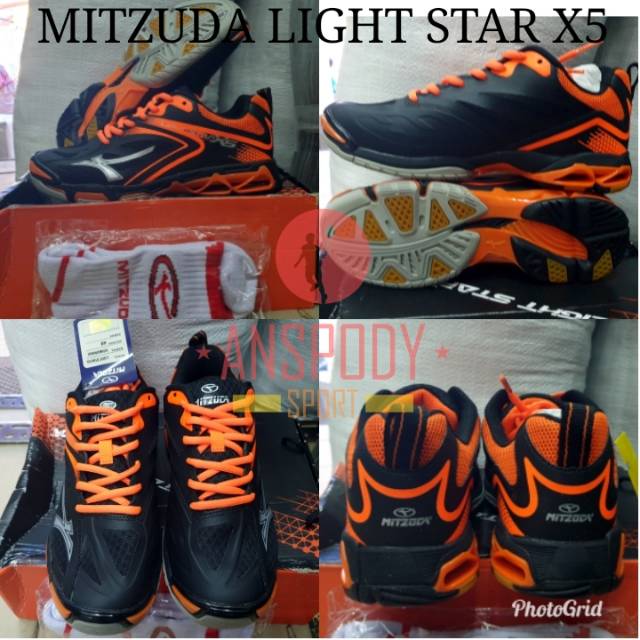 SEPATU VOLLEY MITZUDA LIGHT STAR X5