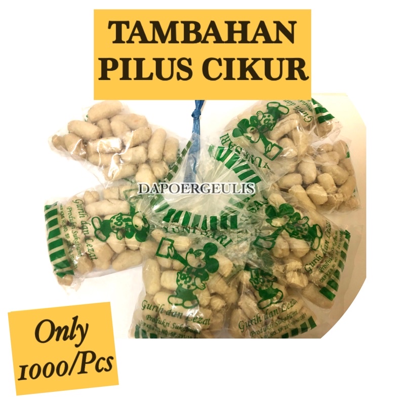 

Tambahan Pilus Cikur /Pcs