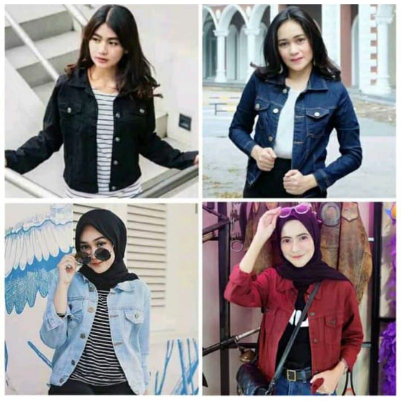 Biondy Jaket wanita/Jaket Jeans  Wanita ~ KYBE-Store