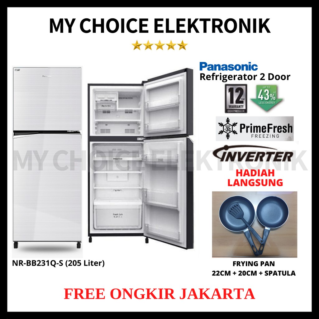 PANASONIC Kulkas NR-BB231QS