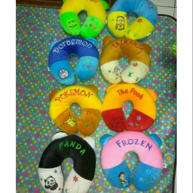 Bantal leher Karakter / bantal leher berkualitas SNI