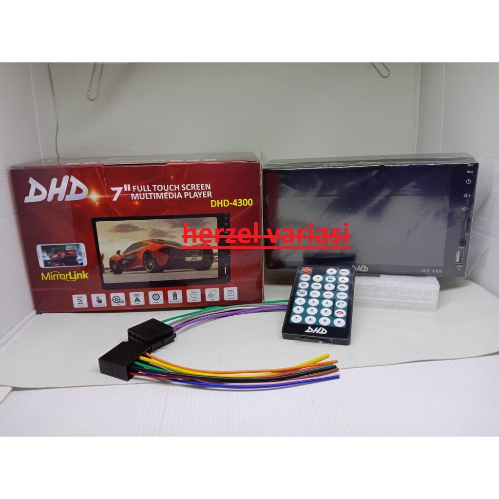 head unit double din DHD 4300 mobil universal