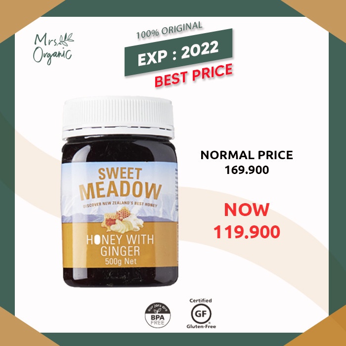 

LAINNYAKESEHATAN- SWEET MEADOW HONEY WITH GINGER 500 G, BY COMVITA -KESEHATAN-LAINNYA.