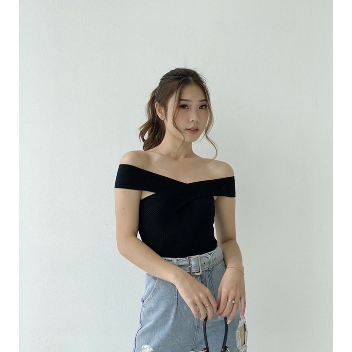 [BISA COD] SOOYA TOP | Sabrina Top | Atasan Wanita Import