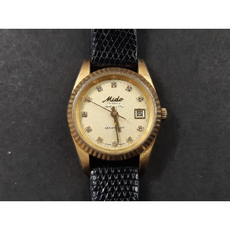 Mido Datorette Ocean Stars Swiss Quartz Ladies Watch