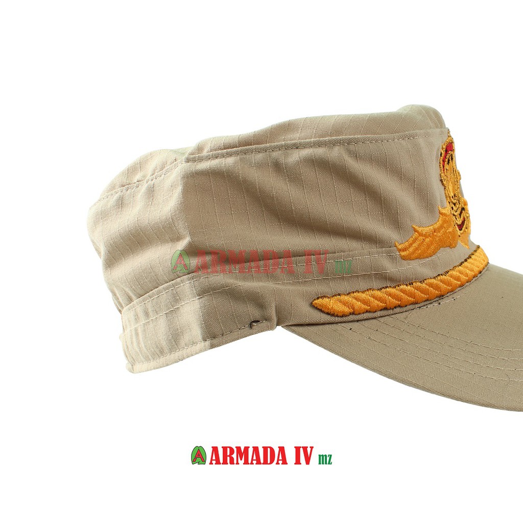 Topi Komando SAT POL PP PAMA Wing Krem