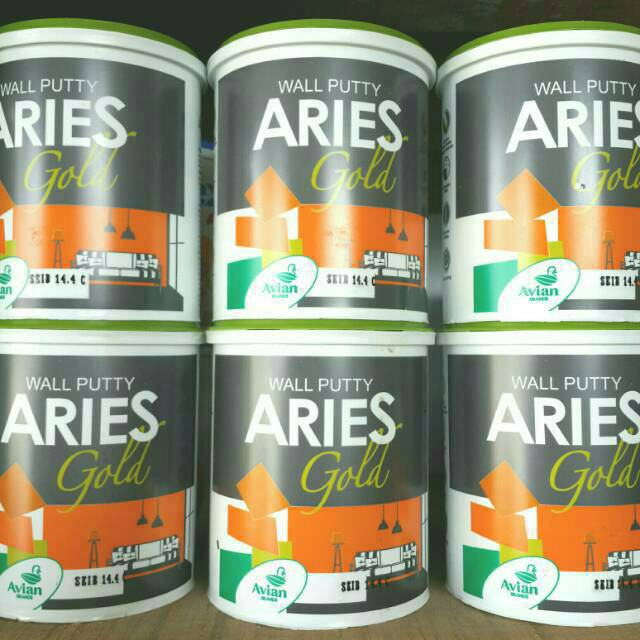 Avian Dempul Kayu - Plamir Aries Gold Wall Putty Filler 1kg- cat dempul - cat warna