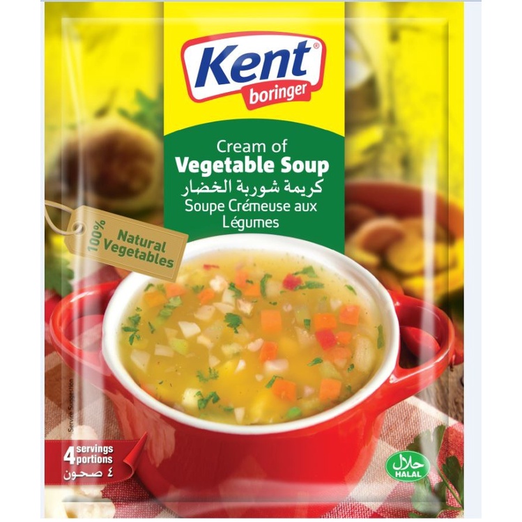 KENT Cream Of Vegetable Soup 68gr | Bumbu Sop Sayuran instant