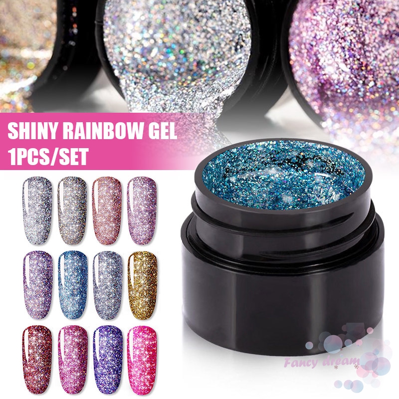 Cat Kuku Gel Uv Led Glitter Tahan Lama Untuk Wanita Cat Kuku Gel Uv Led Glitter Tahan Lama Untuk Wanita