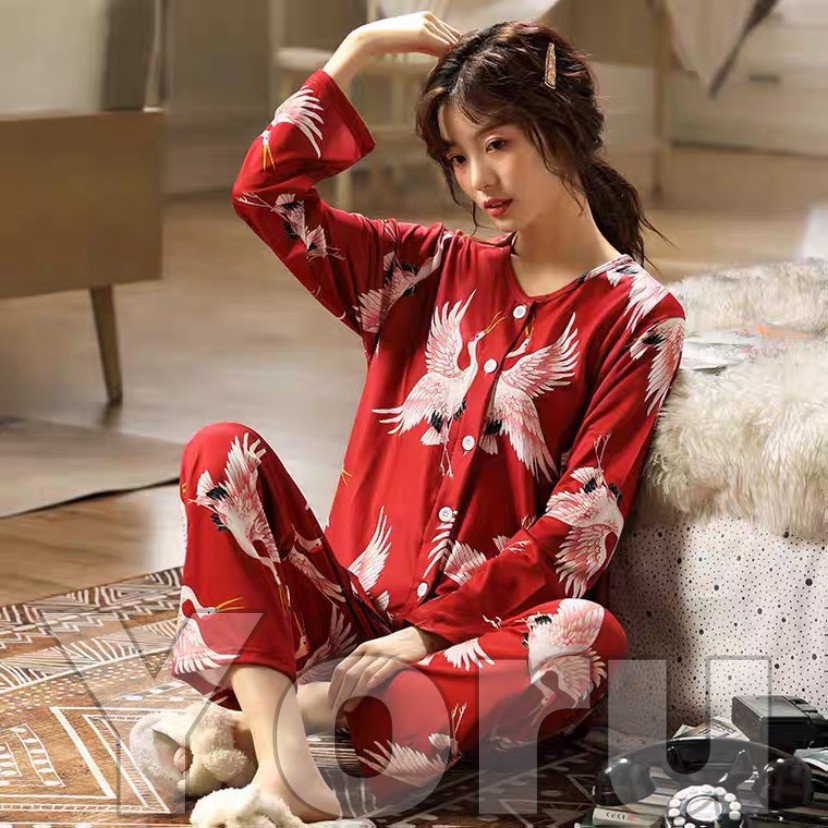 Pamelo.id Piyama Import PP 50 Corak Baju Tidur Import Pajamas Import Baju Tidur Murah-5