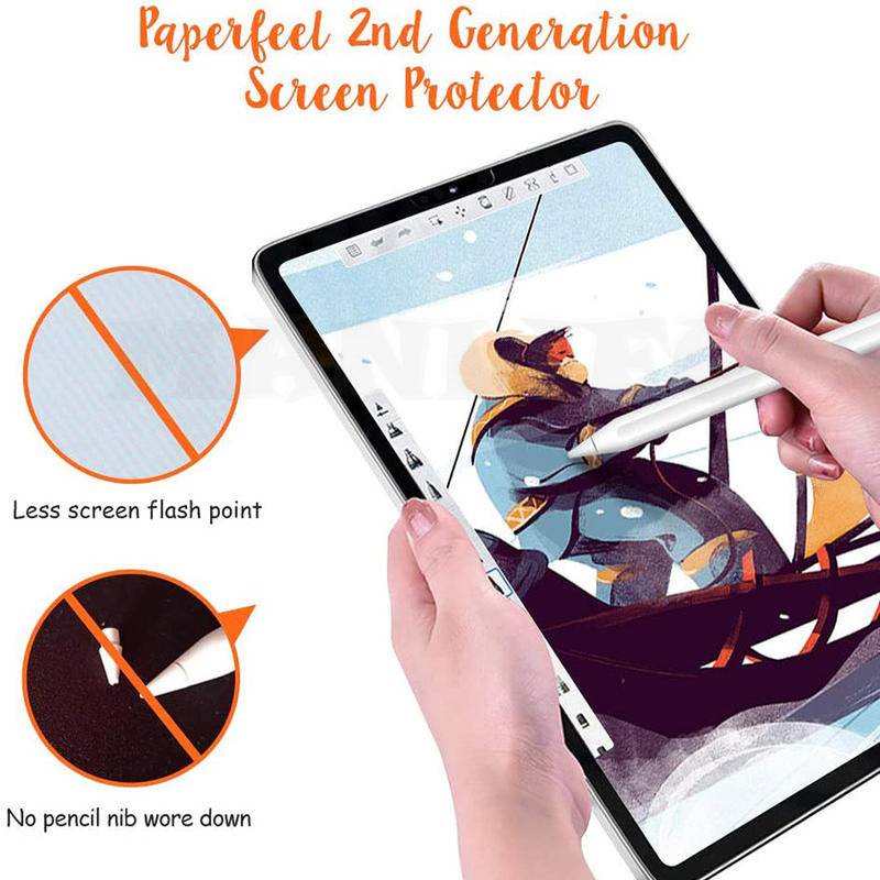 21D Hydrogel Film Matte for iPad 9.7 Air 2 3 4 10.5 10.9 2020 2021 Pro 11 12.9 10.2 7th 8th 9th  Full TPU Screen Protector Blueray For Ipad Mini 6 5 4 3 1 2020 2021