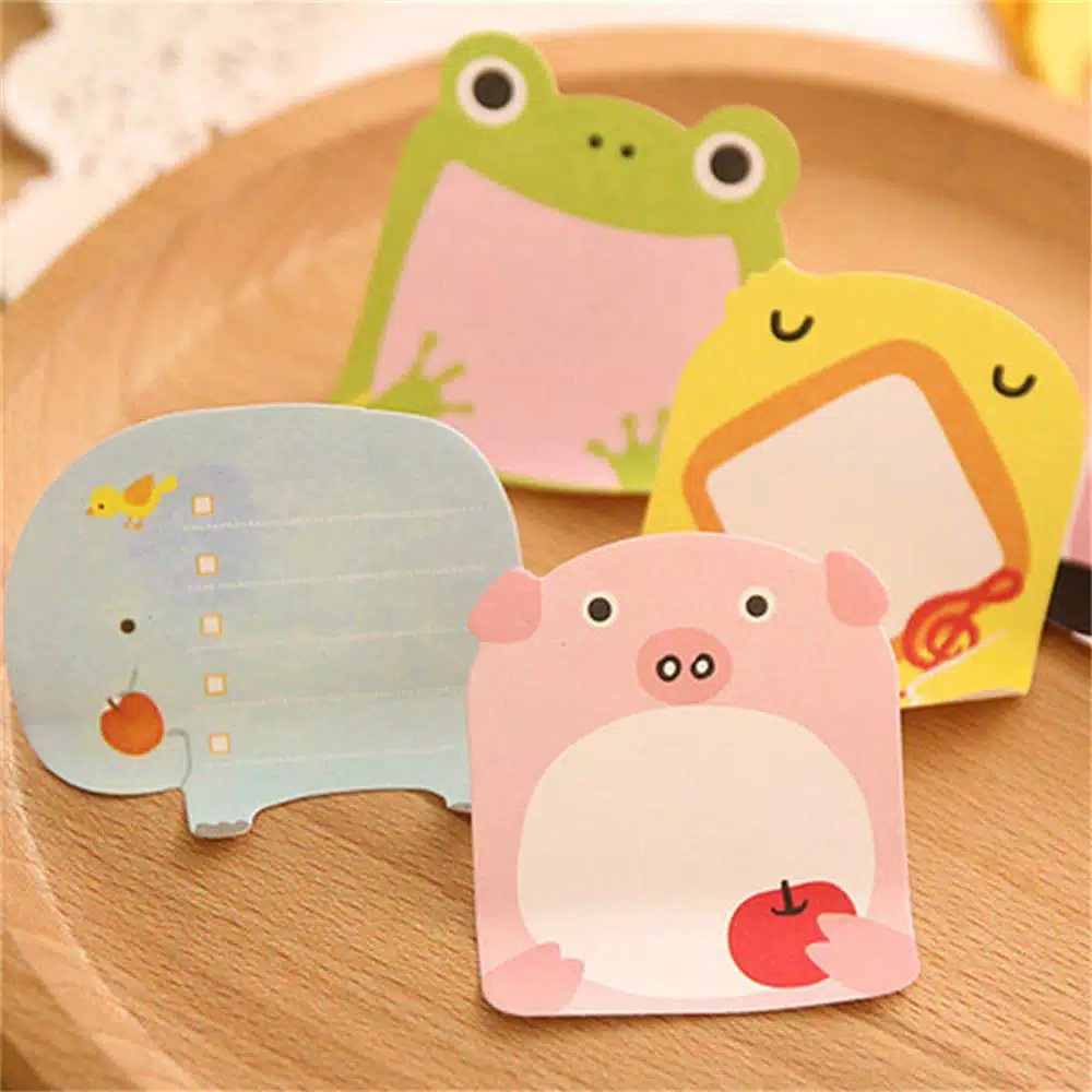 ☛TK☚ R457 STICKY NOTES ANIMAL / STICKY NOTE / MEMO PAD / POST IT NOTE KARAKTER CUTE MURAH