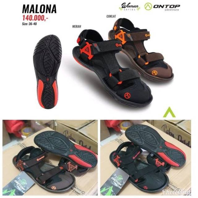 Sandal Wanita Sandal Outdoor Sandal Gunung Wanita Ontop Malona