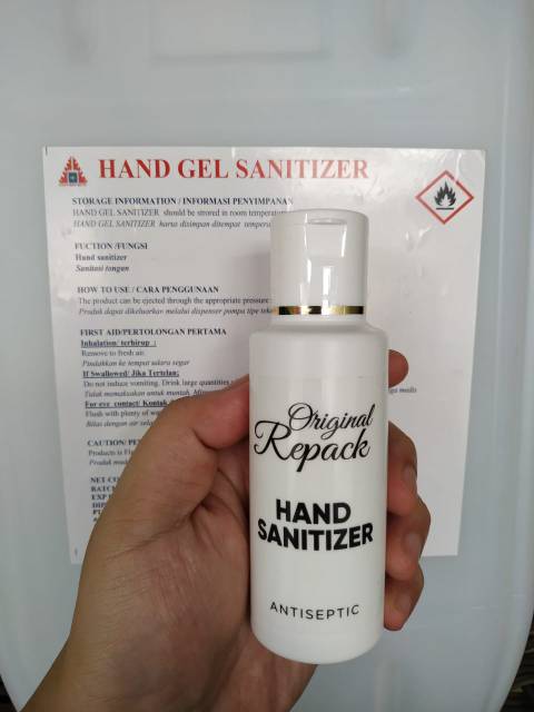 Hands Sanitizer gel 100 ml ORIGINAL REPACK