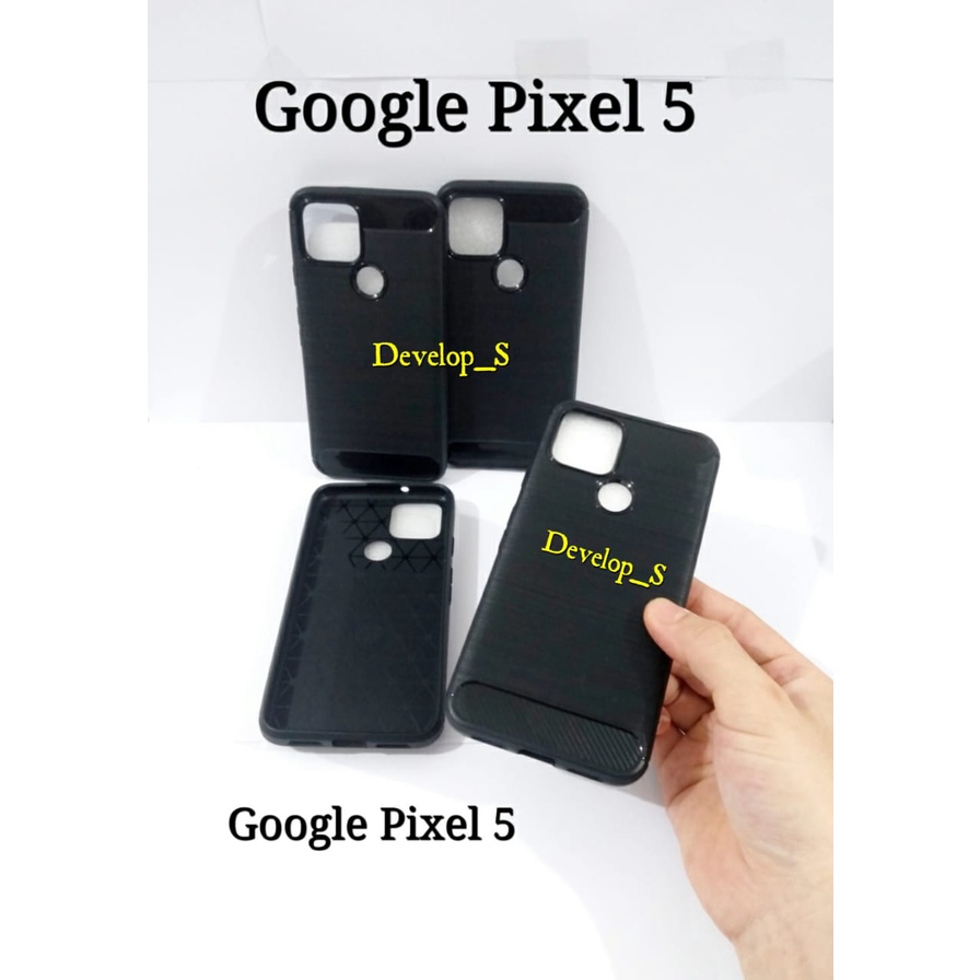 Case Rugged Casing Fiber Carbon Google Pixel 5 / Pixel 5XL / Pixel 5A