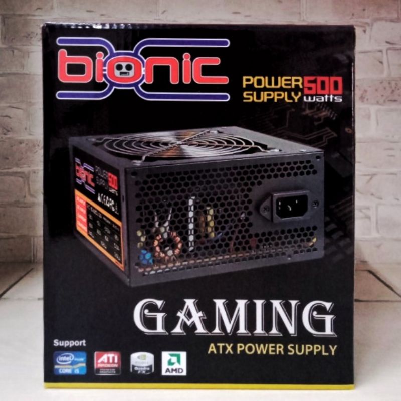 Power Supply Magix 500 watt / Bionic / Advance ORIGINAL GAMING SERIES BLACK EDITION
