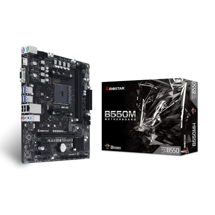 Populer] Motherboard Biostar B550Mh (Ddr4, Socket Am4)