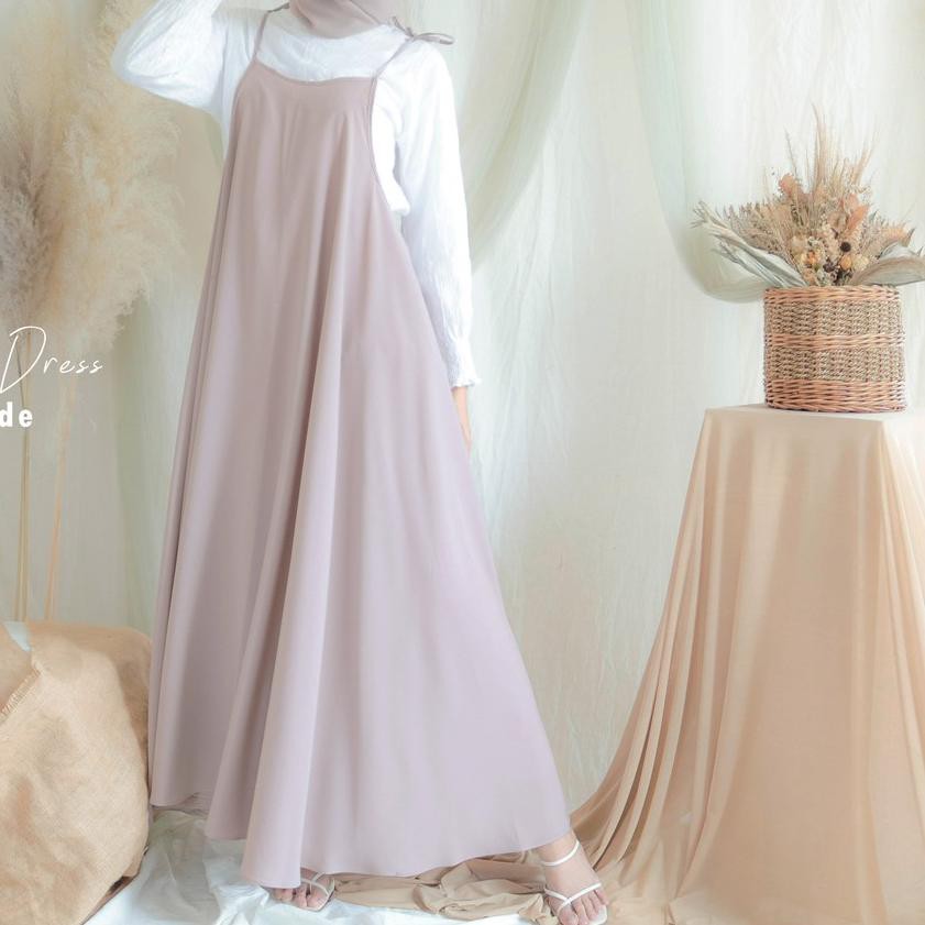 SLIP DRESS - CIRCLE DRESS OVERALL HARASKIRT