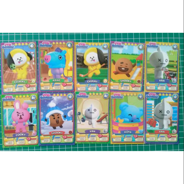 Additional Trading Cards BTS BT21 (Sachet/10pcs)