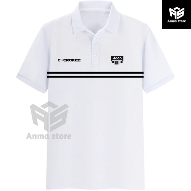 Kaos Kerah Polo shirt Jeep Cherokee Best