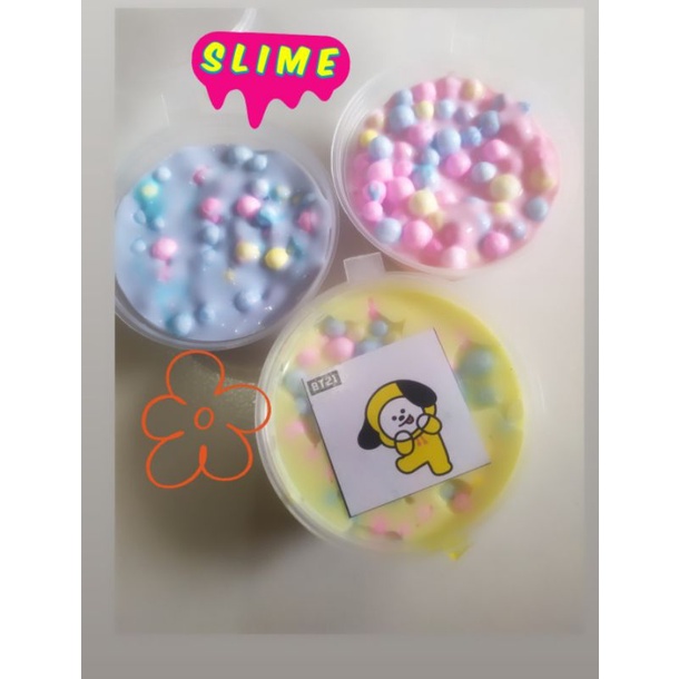 Mini Bubble Slime Aneka Warna Slime Original 35ml/25Ml
