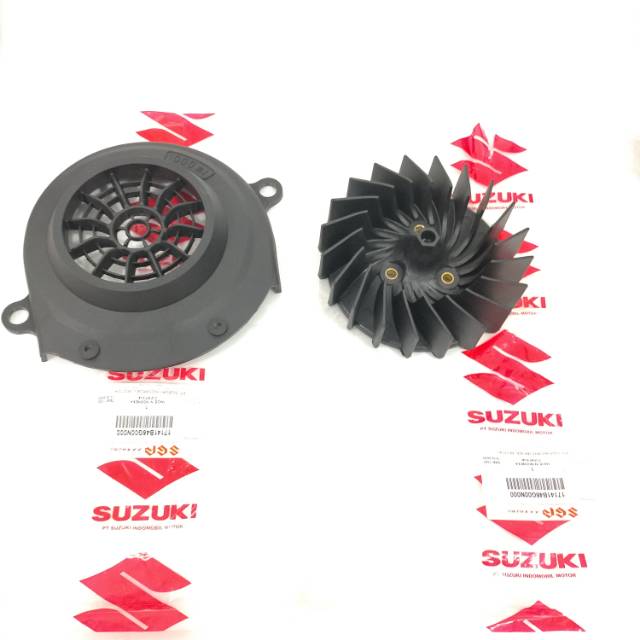 KIPAS +TUTUP KIPAS SUZUKI ORIGINAL HAYATE SPIN SKYWAVE SKYDRIVE ASLI SUZUKI 100%