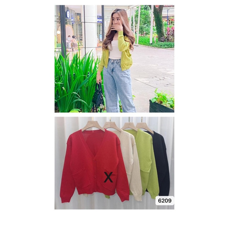 cardigan rajut wanita .cardigan/luaran knit kancing depan.outer knit import wanita.korean style