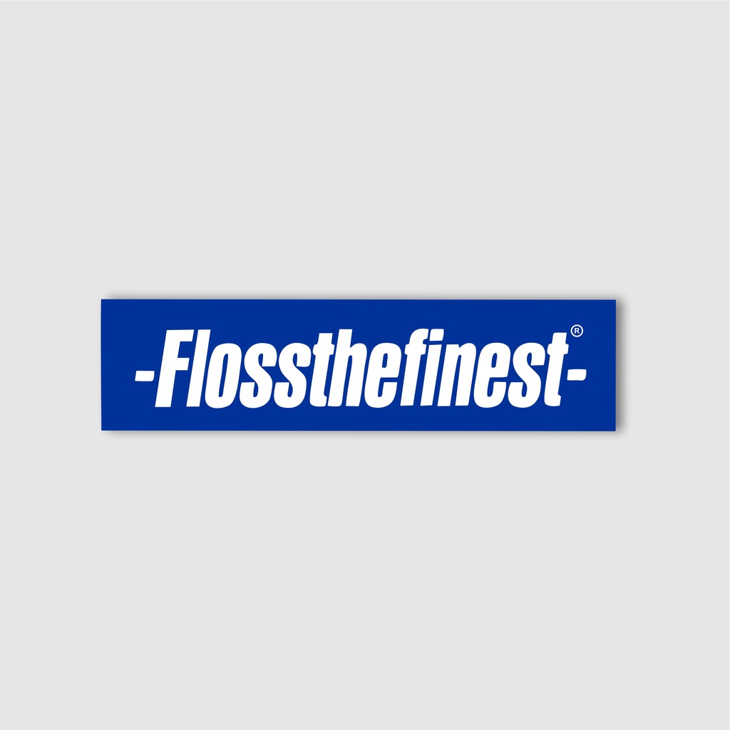 

Stiker Sticker Brand Logo Flossthefines Label Vinyl Skate surf Band Grafiti pop art Case Phone Tumblr Laptop Casing Striping Aesthetic Band Hype Dinding Waterproof Clothing Murah