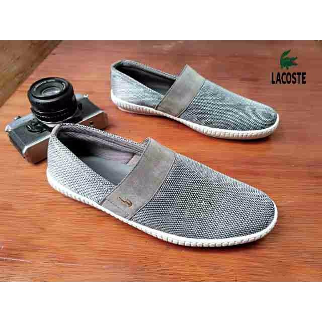SEPATU CASUAL PRIA SEPATU LACOSTE ZOSTER SLOP JARING NYLON PALING DICARI