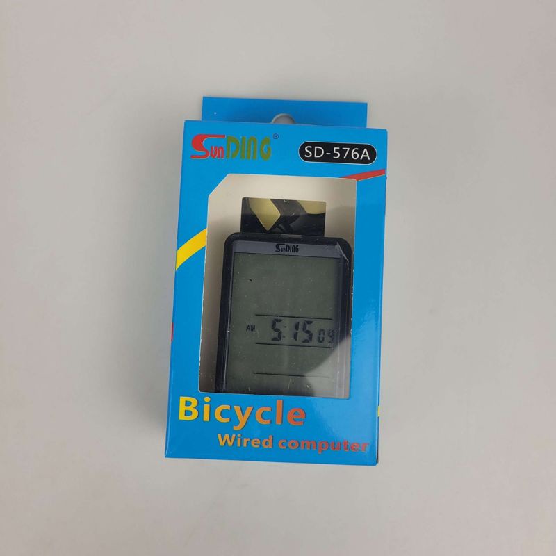 SunDing Speedometer Sepeda Touch LCD - SD-576A - Black