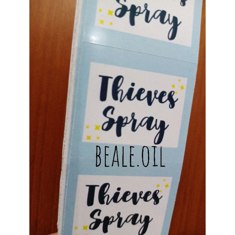 Stiker Thieves Spray Waterproof - Sticker Thieves Spray Beale.Oil bealeoil