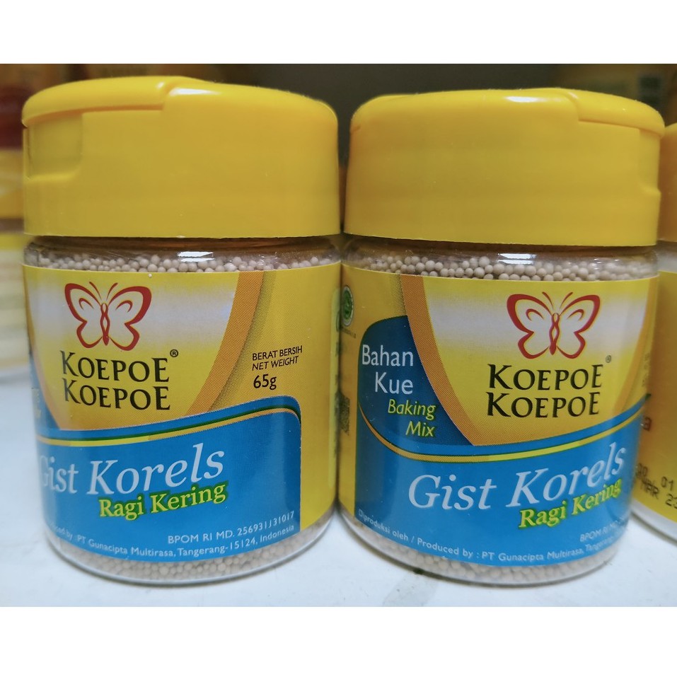 

Gist Korels Koepoe Koepoe 65gr Ragi Kering