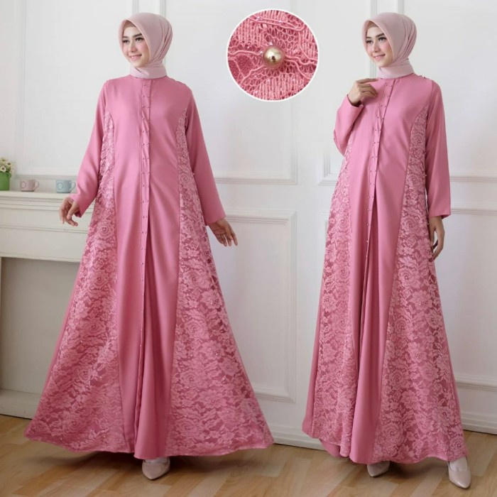 Delvina maxi r_project | FASHION MUSLIM DRESS JUMBO MURAH