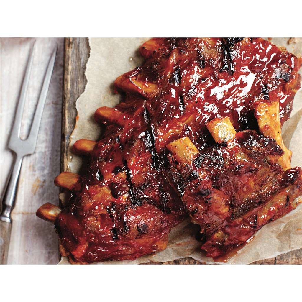 

Baby Back Barbeque BBQ Pork Ribs Iga Babi Bakar 500g