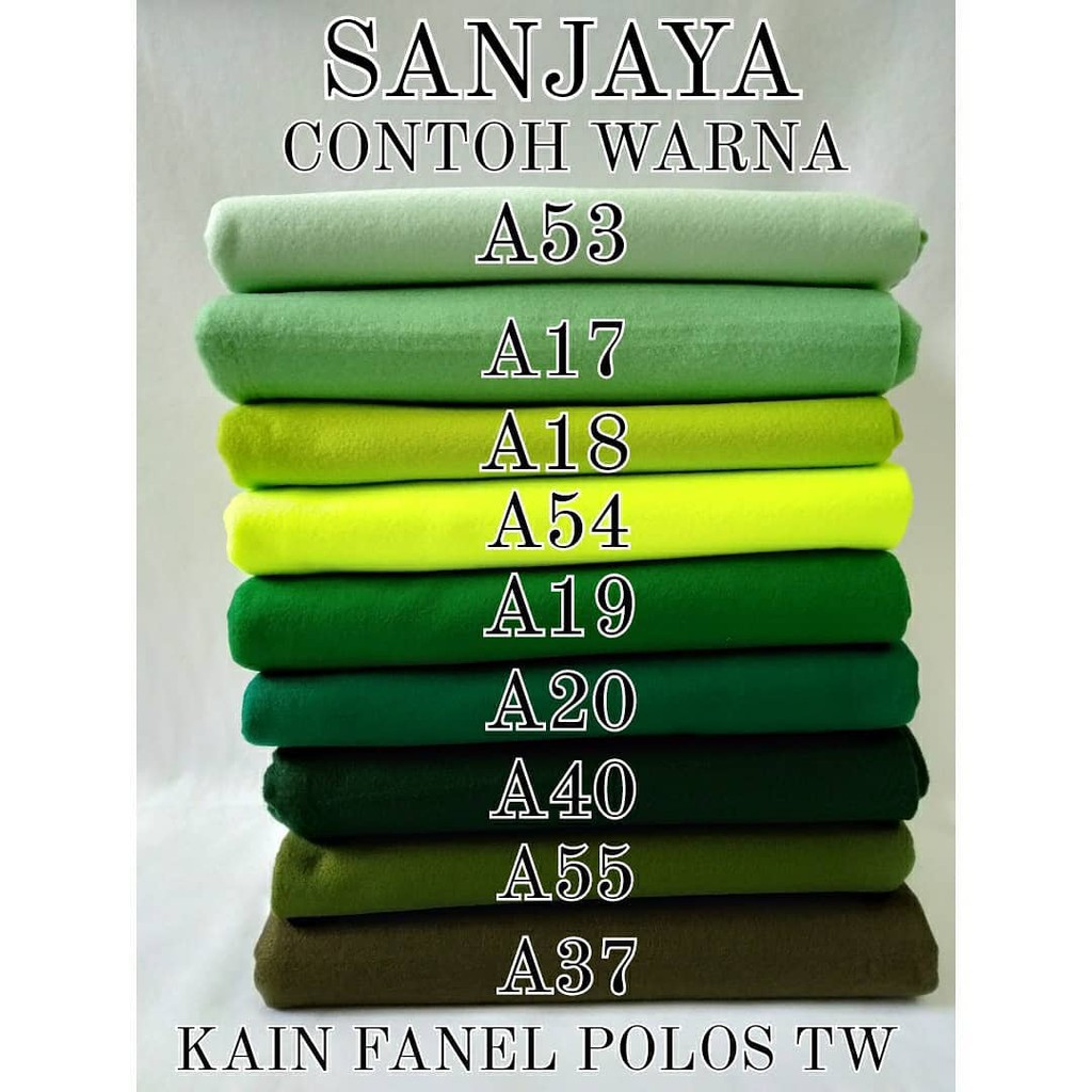 (PART 2) KAIN FLANEL / KAIN FANEL ROLL / KAIN WARNA WARNI / KAIN FANEL POLOS TW (TAIWAN) PER 1 ROLL