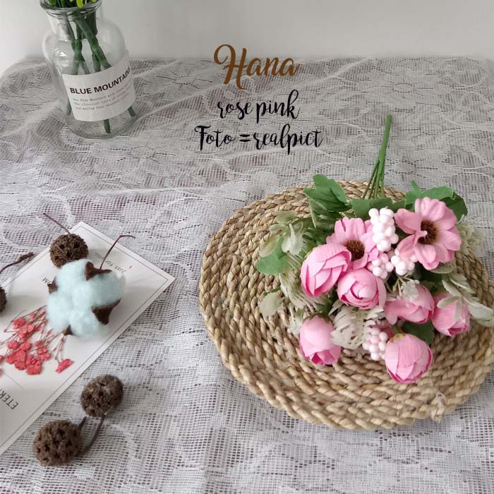 Bunga plastik./bunga aster palsu/bunga dekorasi hantaran-2