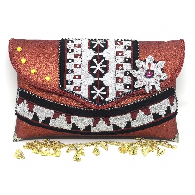 TAS/ TAS WANITA/ DOMPET/ DOMPET WANITA/ BAG/ POCH, CLUTH TAPIS LAMPUNG