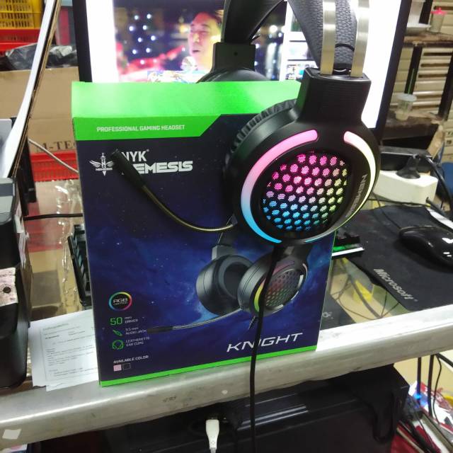 NYK HSN-10 Knight Headset Gaming Jack 3,5mm RGB