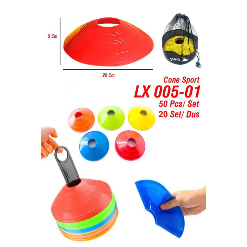 Cone Marker Mangkok | Speeds Cone Mangkok Polos Latihan Futsal Sepakbola | Cone latihan | Cone mangk