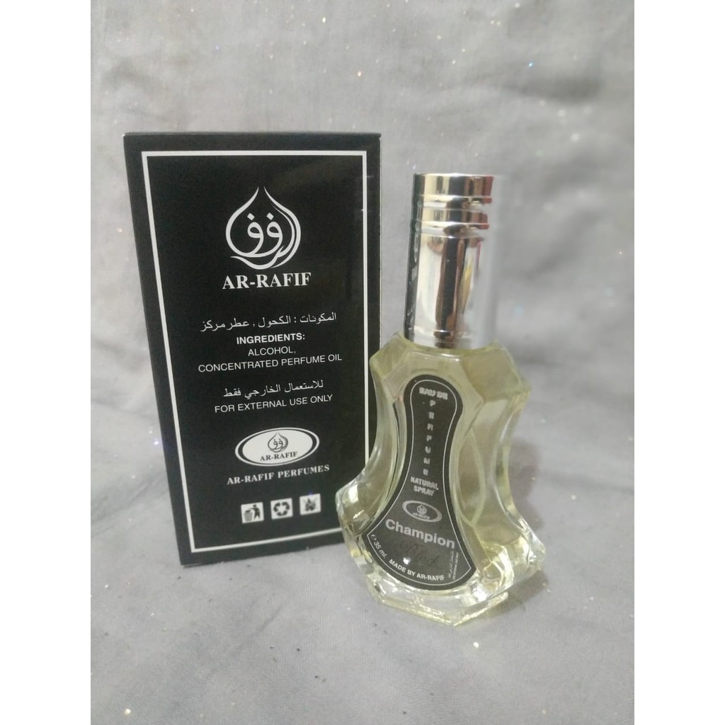 parfum arrafif 35ml spray CHAMPION BLACK minyak wangi parfum 35ml spray