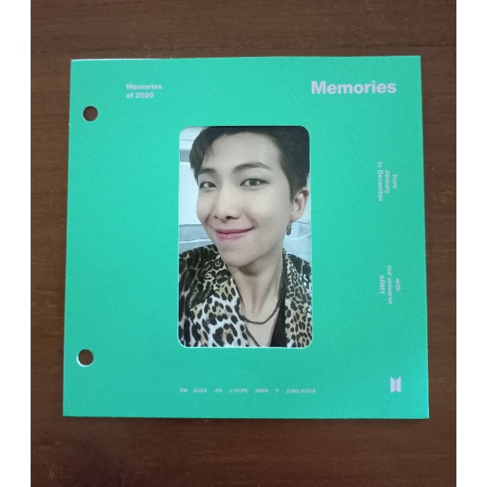 Photocard memories bluray 2020 namjoon pc br20 rm bts
