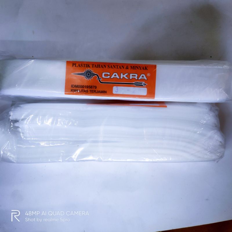 Plastik es 3*20 Cakra