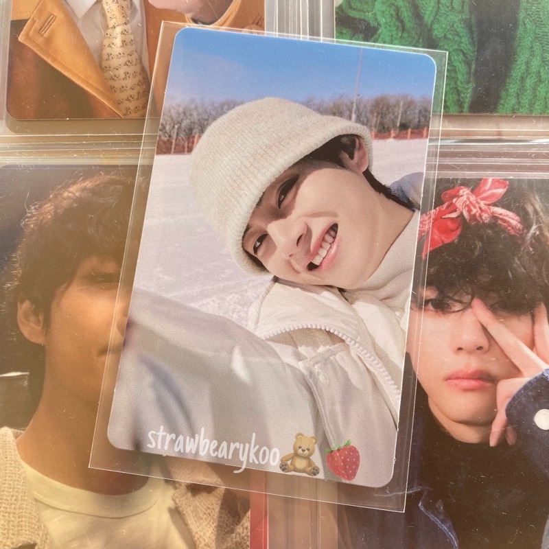 Photocard Official DVD Taehyung V BTS Winter Package 2021