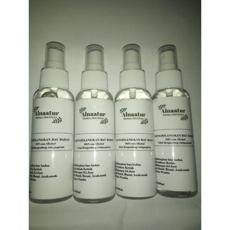 Deodoran Alnaatur (per 8 pcs) spray tawas 100ml promo paket reseller isi 8 pcs COD murah standar BPO