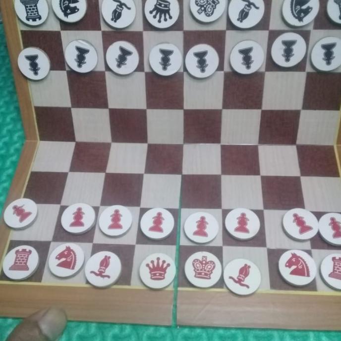 papan catur peraga mini size Termurah Star Seller