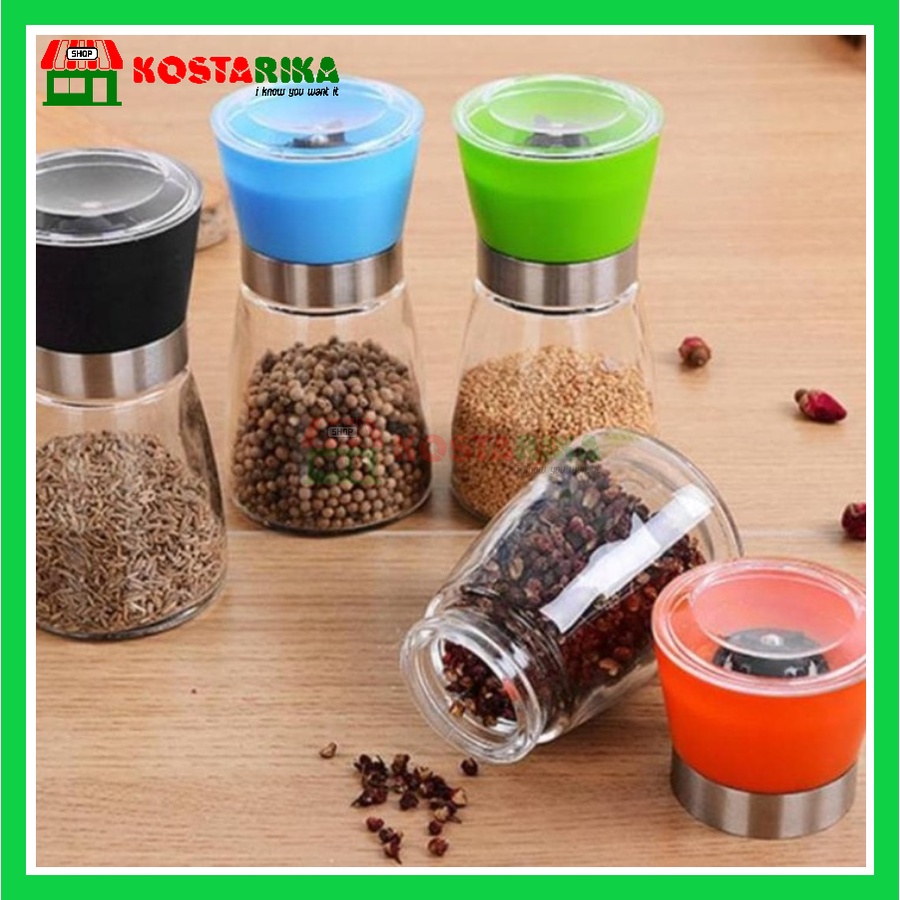 Grinder Lada Merica Atau Manual Glass Pepper Grinder CaTalina