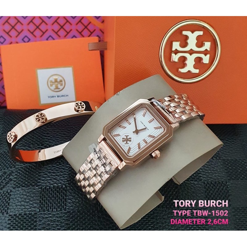jam tangan tory burch kotak original tbw 1502 mini cantik