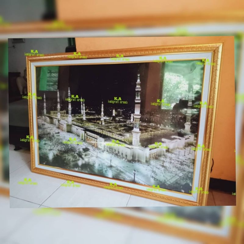 KALIGRAFI MURAH,KALIGRAFI LAMPU,KA'BAH LAMPU,MADINAH LAMPU,HIASAN DINDING,KALIGRAFI TIMBUL,KERAJINAN