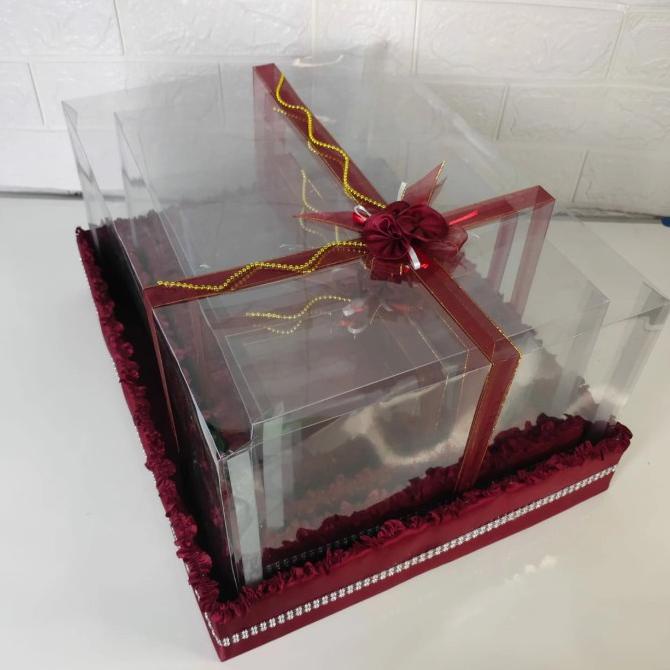 

Best Product!!! Kotak Seserahan Mika Set Lengkap Isi 4 Box Hantaran Pernikah - Paling Diminati